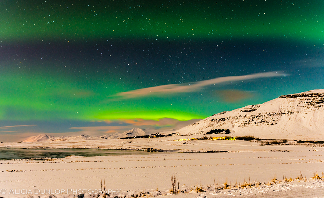 Northern Lights near Reykavik by Alicia Dunlop Photography