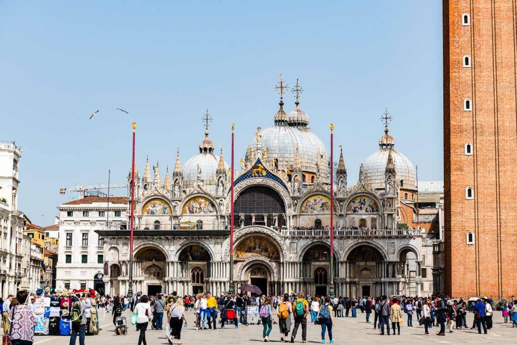 San Marco Basilica (St Mark's Basilica) Venice in Spring The Buildings