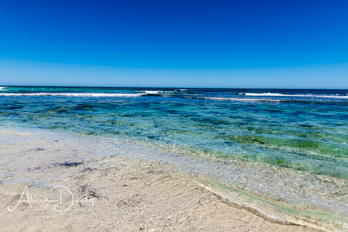 The beautiful Trigg Beach near Perth in Western Australia.